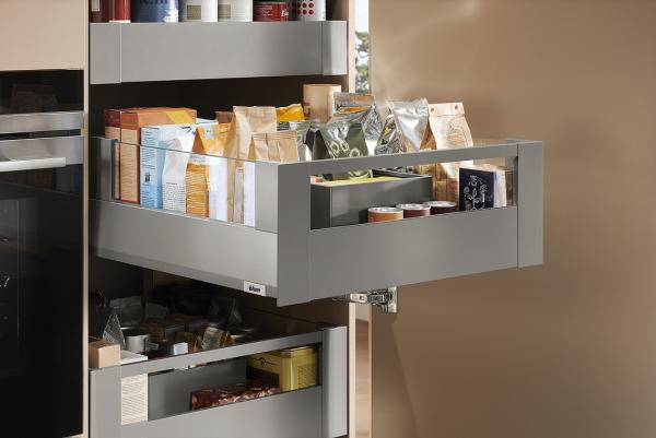 MERIVOBOX Einschubelement aus Glas, klar, NL 450, H: 95, Stärke: 8mm, seitlich (Set)